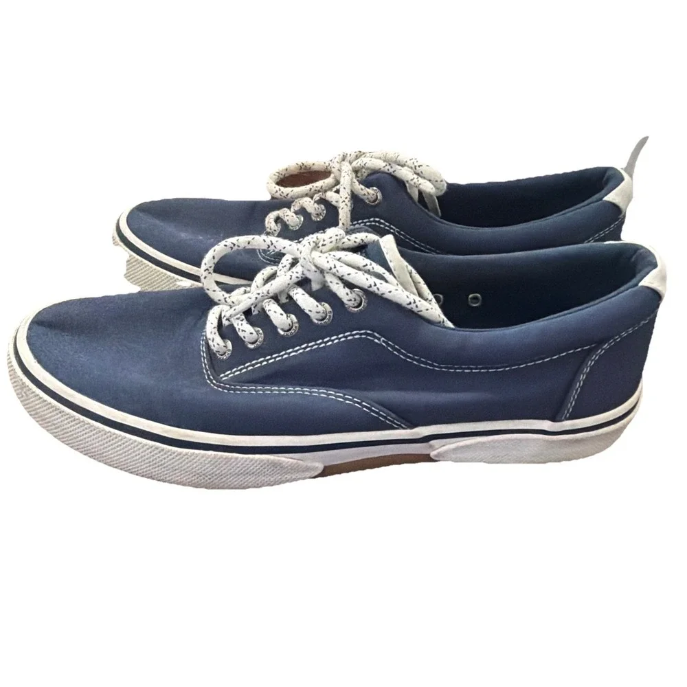 Sperry Striper II Mens 9 / W 10.5 Comfortable, Casual Deck Shoe Blue/White